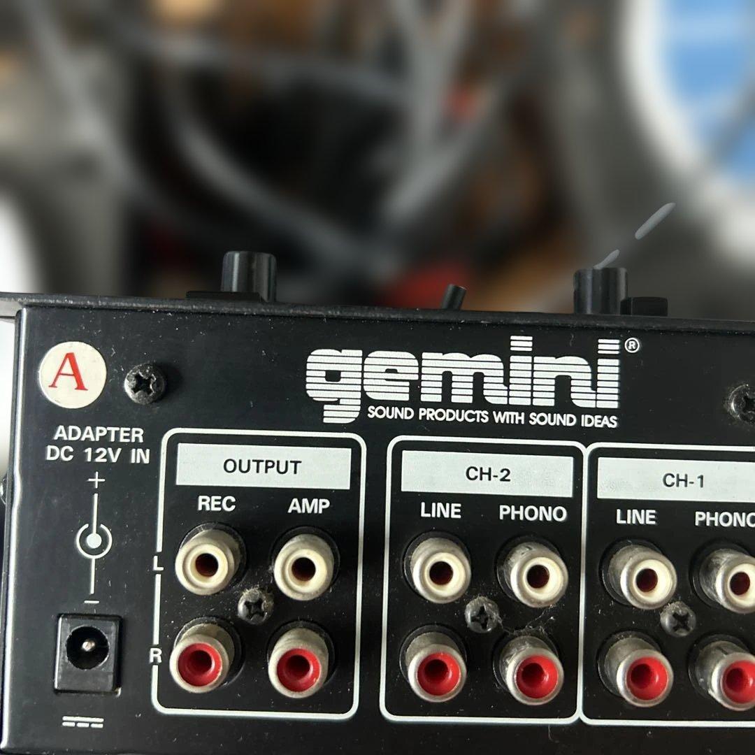 gemini ターンテーブル　ミキサー　セット