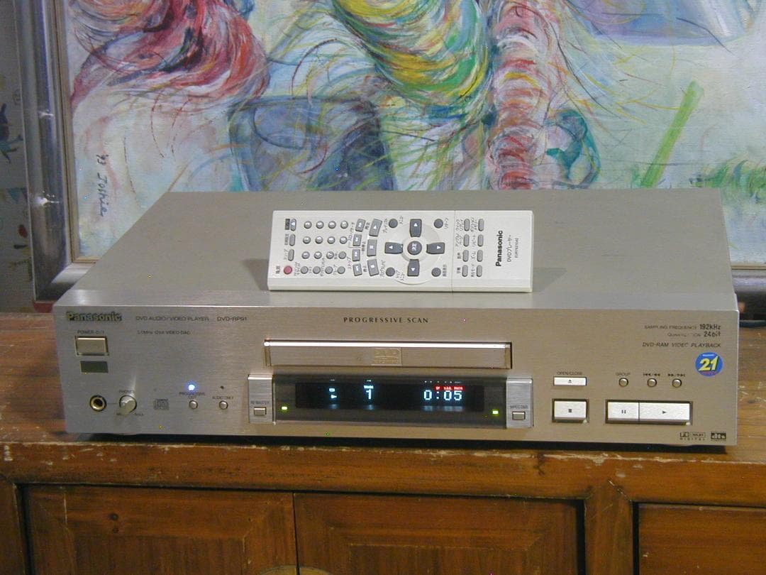 ★パナソニック DVD-RP91 ￥79,800 CD/DVDプレイヤー