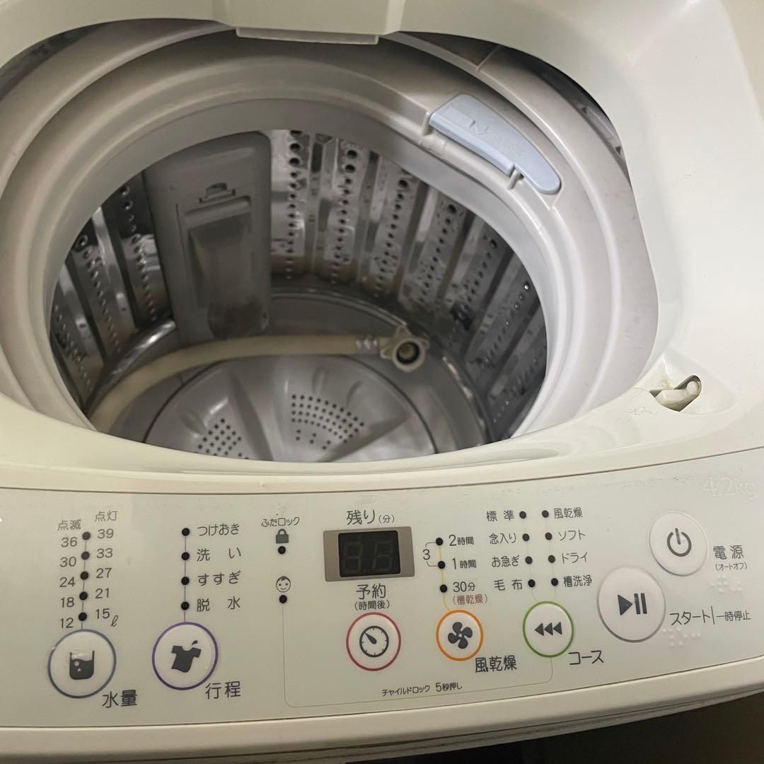 【伊丹引き取りで4000円】ハイアール4.2Kg 全自動洗濯機　JW-K42H