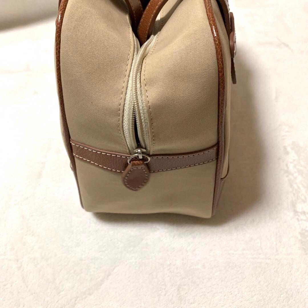 希少 ハマノ 濱野 ハンドバッグ バッグインバック 牛革 レザー 皇室御用達