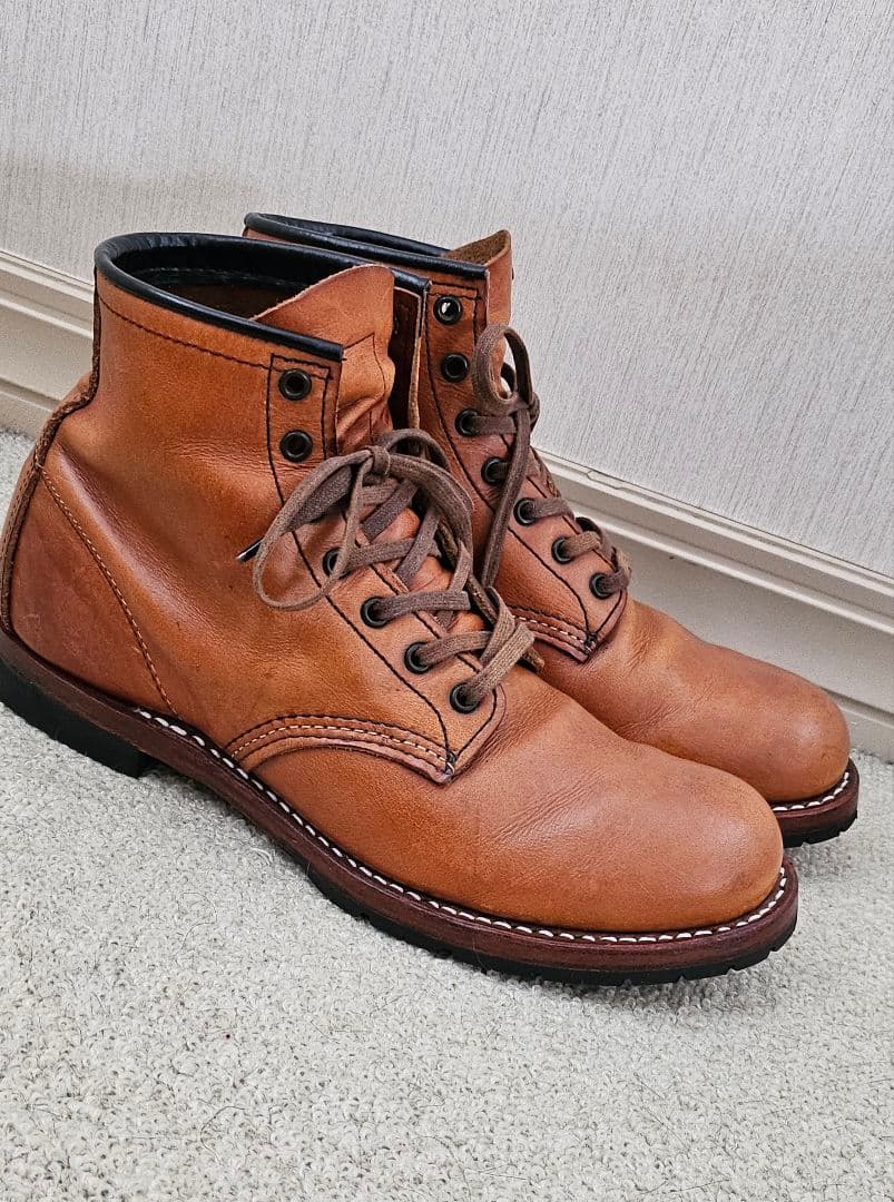 レッドウィング ベックマン 9013 ハーフラバー ヒール交換済 25.5cm