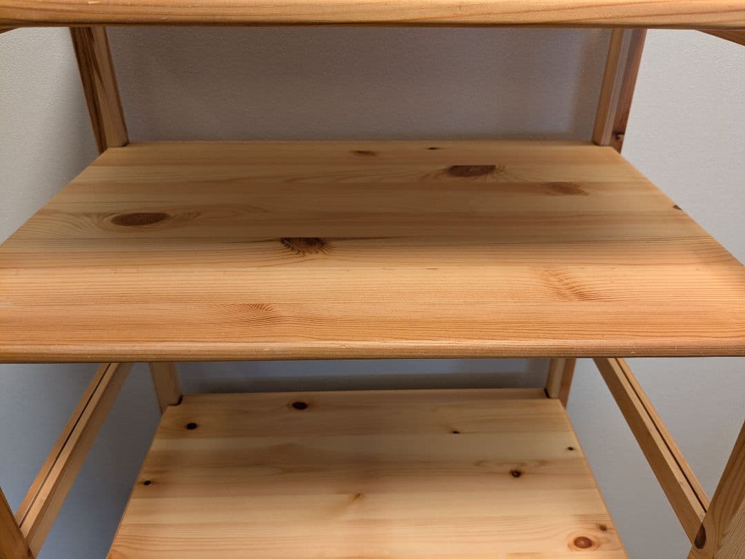 MUJI 無印良品 パイン材ユニットシェルフ 幅58cm 高さ120cm ①