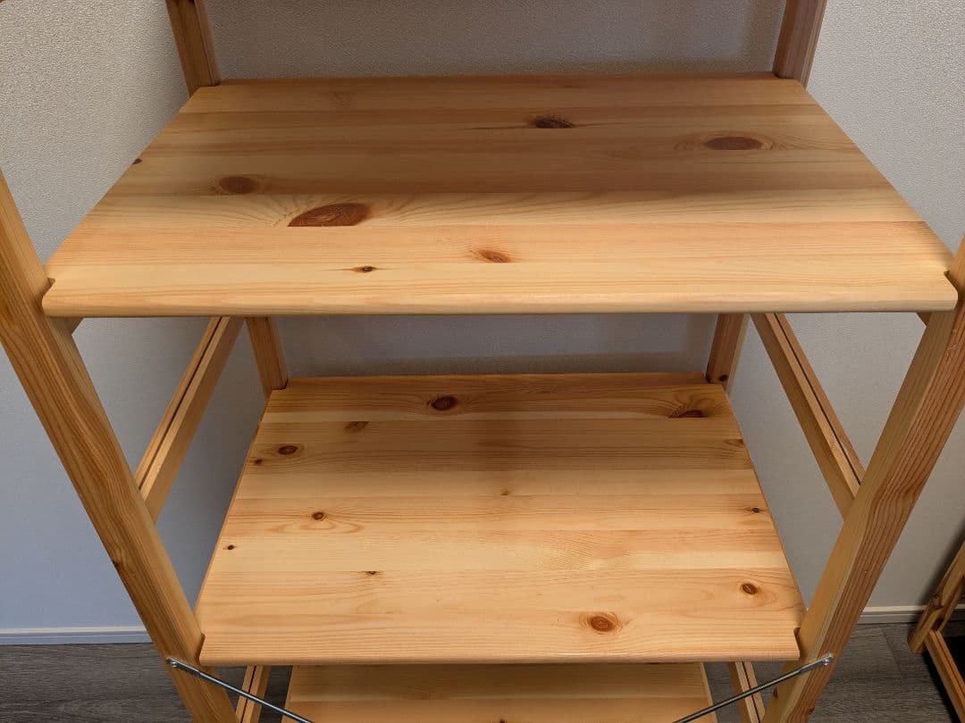 MUJI 無印良品 パイン材ユニットシェルフ 幅58cm 高さ120cm ①