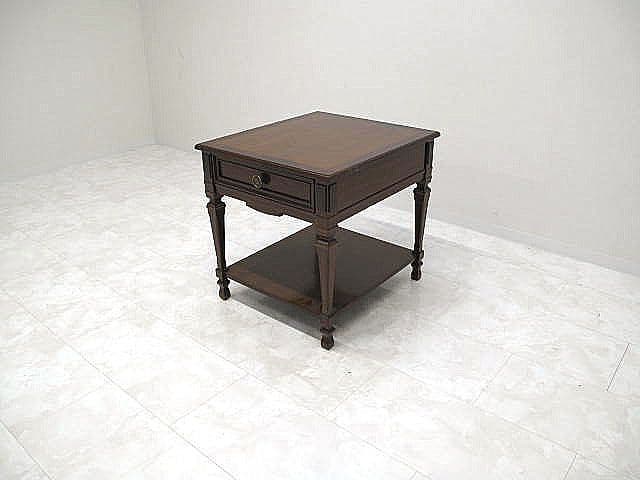 美品　ドレクセルヘリテイジ フランチェスカ サイドテーブル 　　ナイトテーブル