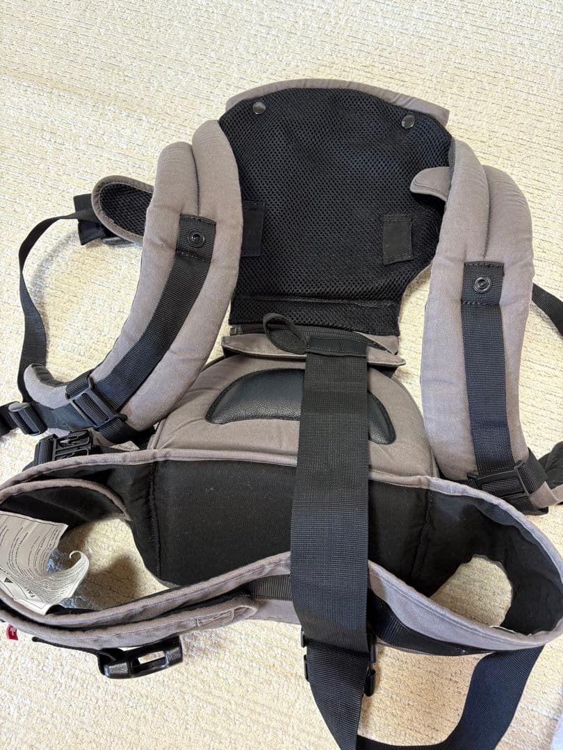 miamily ヒップシート 抱っこ紐 グレー 正規品 ほぼ未使用 腰ベルト