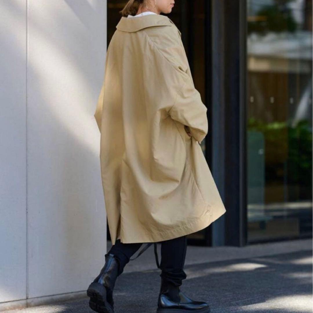 美品 フレームワーク 2024年 撥水ポンチョトレンチコート オーバーサイズ