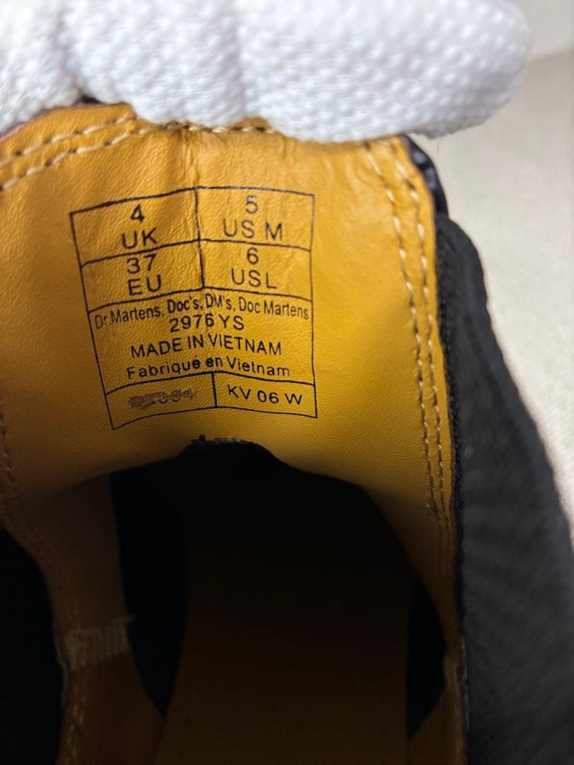 【美品】ドクターマーチン 2976 YS チェルシー UK4◆サイドゴア伸びなし