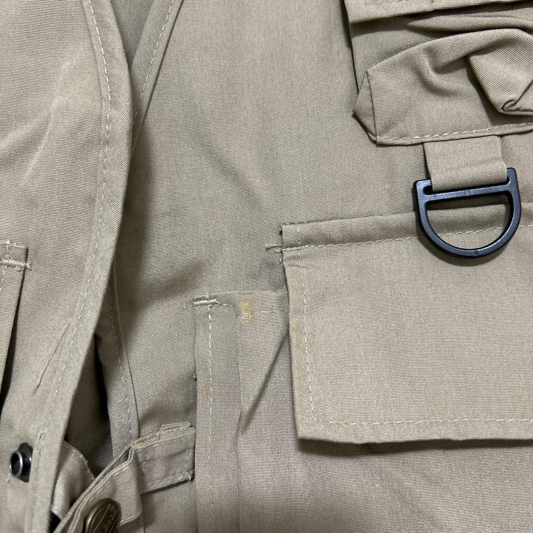 【ヴィンテージ】80s L.L.Bean ベージュ フィッシングドアベスト　古着