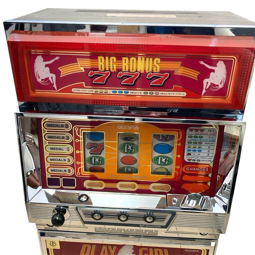 P*P様 オリンピア　プレイガールV ４号機　レトロ台　ジャンク品　スロット実機