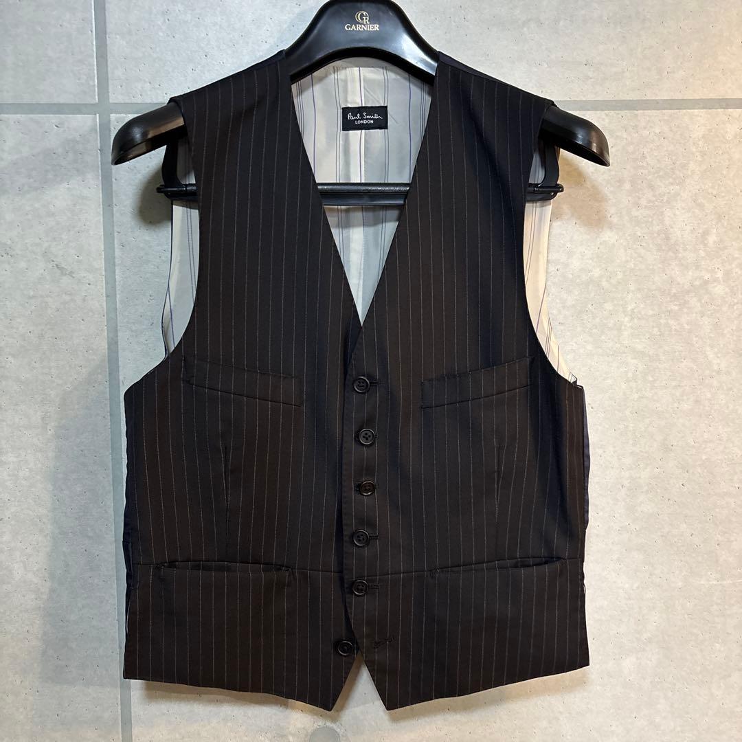 希少 ポールスミス CERRUTI セットアップ 3ピース ベスト M