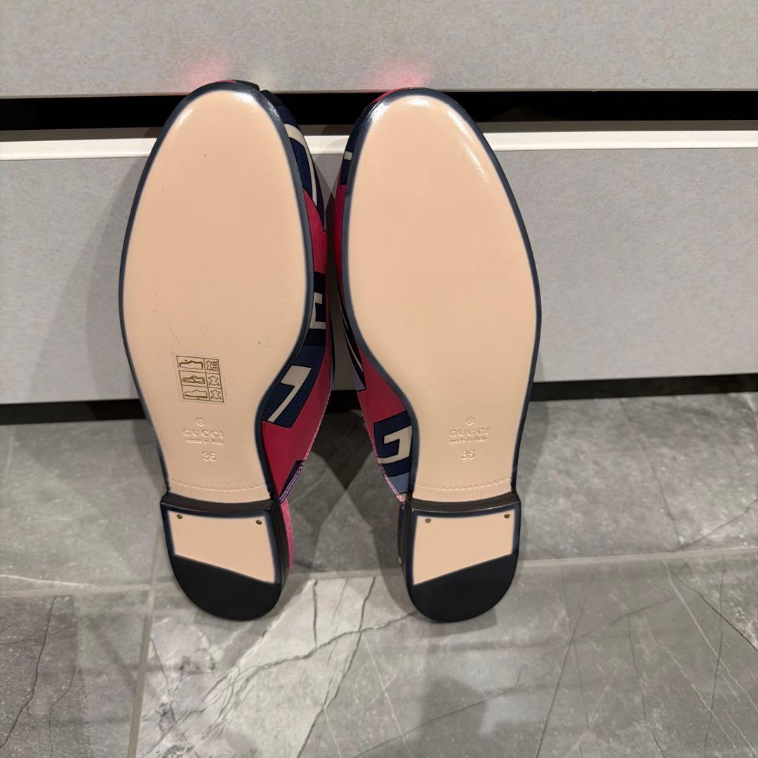 Gucci 幾何学模様 ミュール 36