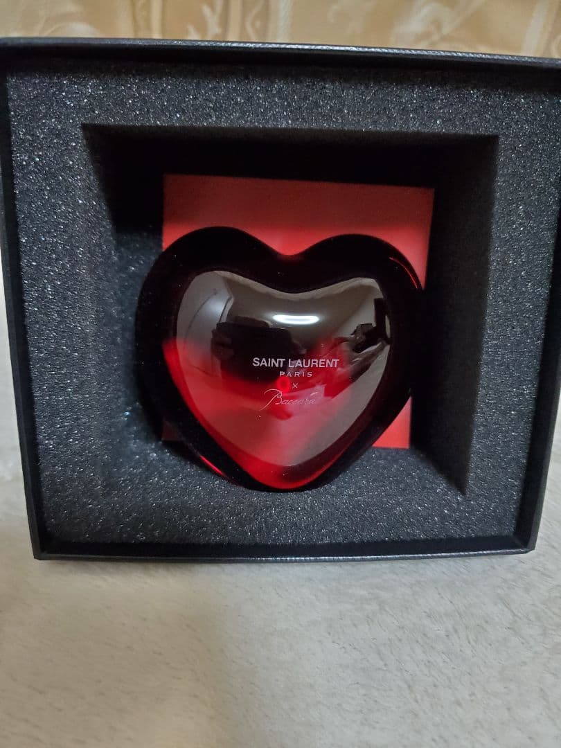 サンローラン　バカラハート　クリスタル