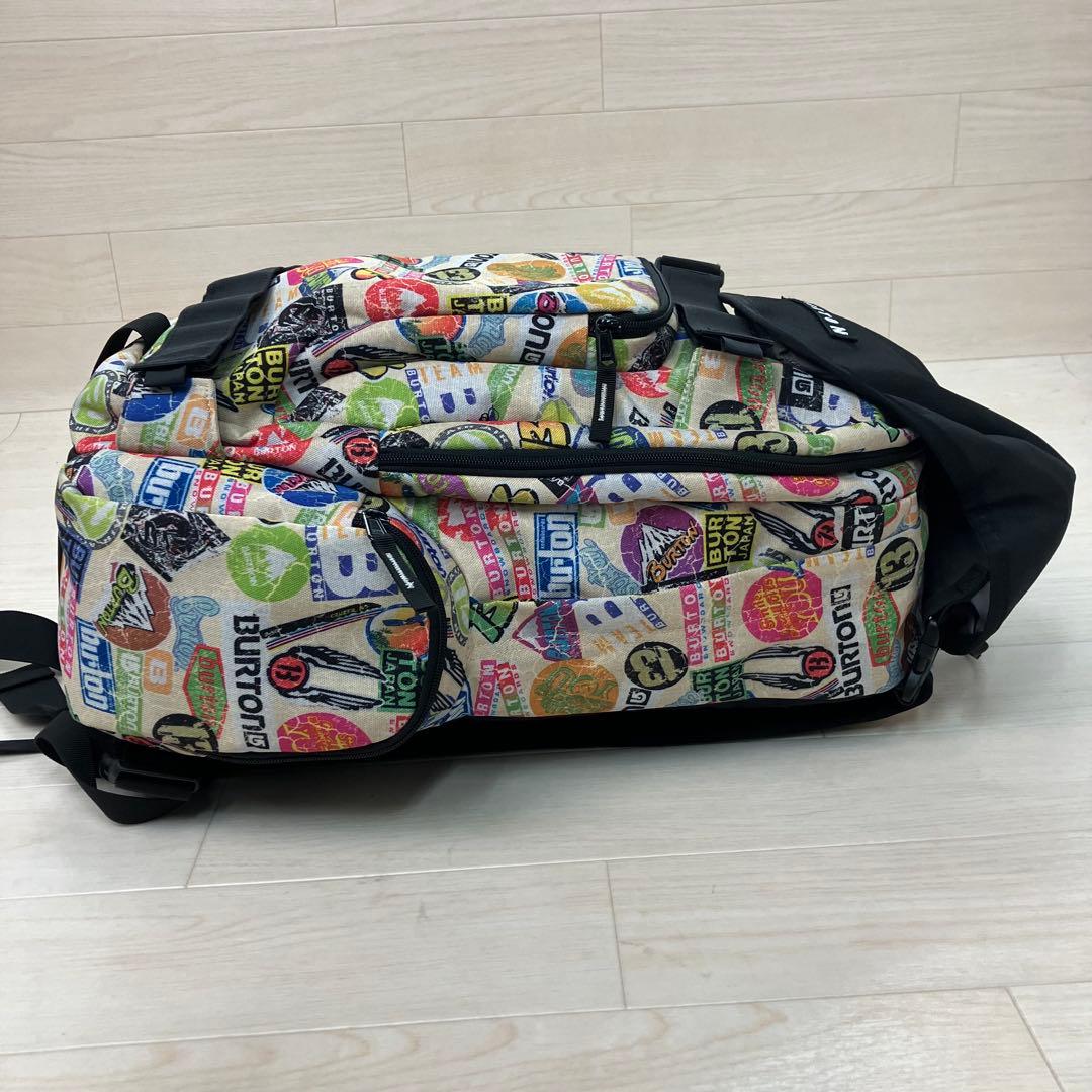 BURTON バートン バックパック リュック 多機能 総柄 ステッカー柄