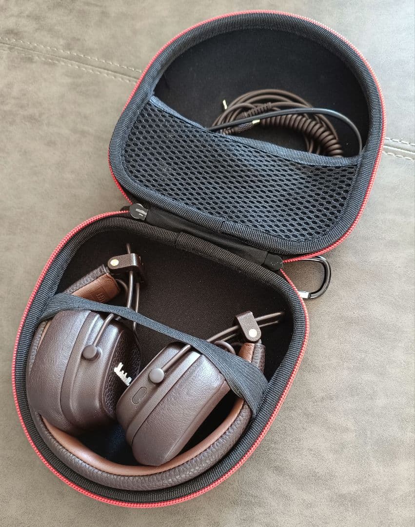 【正規品】Marshall Major V ワイヤレスヘッドフォン ブラウン