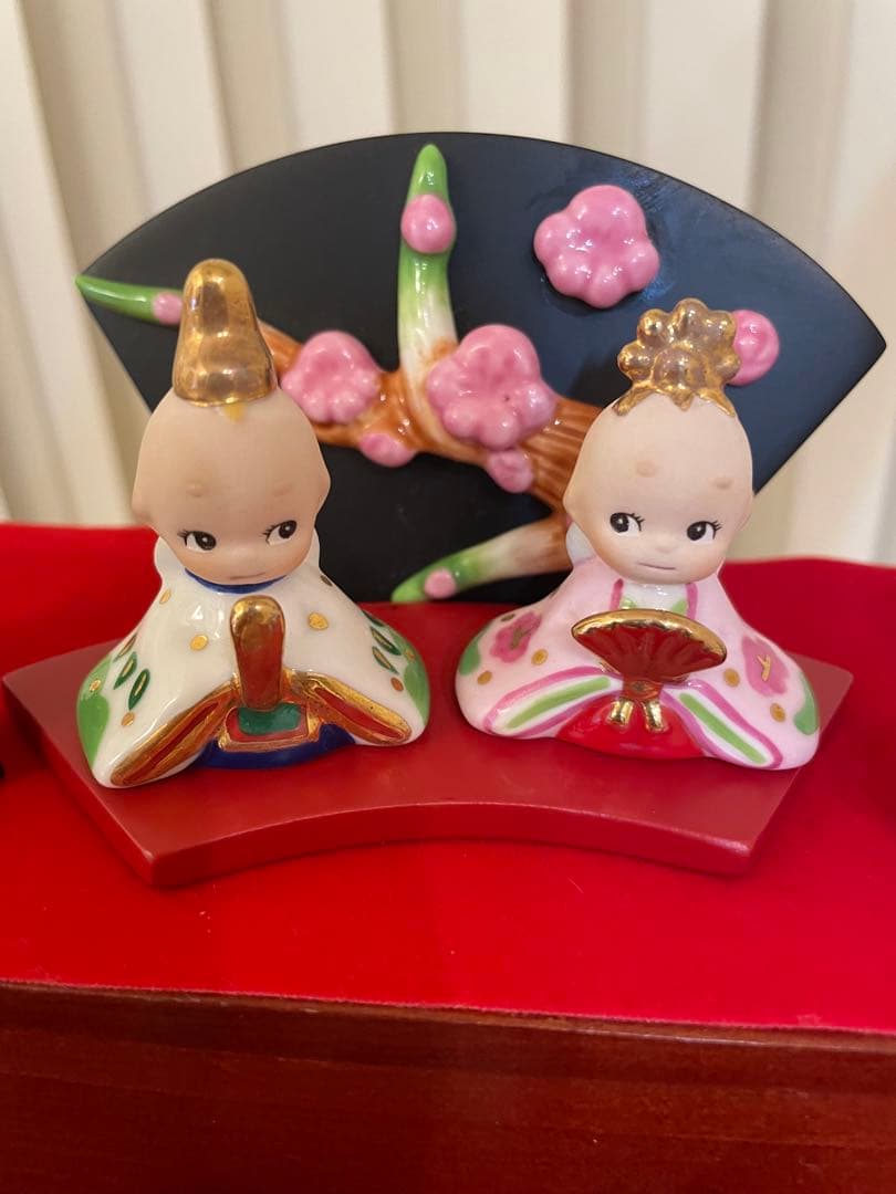 ローズオニール　キューピー　おひなさま3段飾り 　雛人形　ひな祭り　女の子　節句