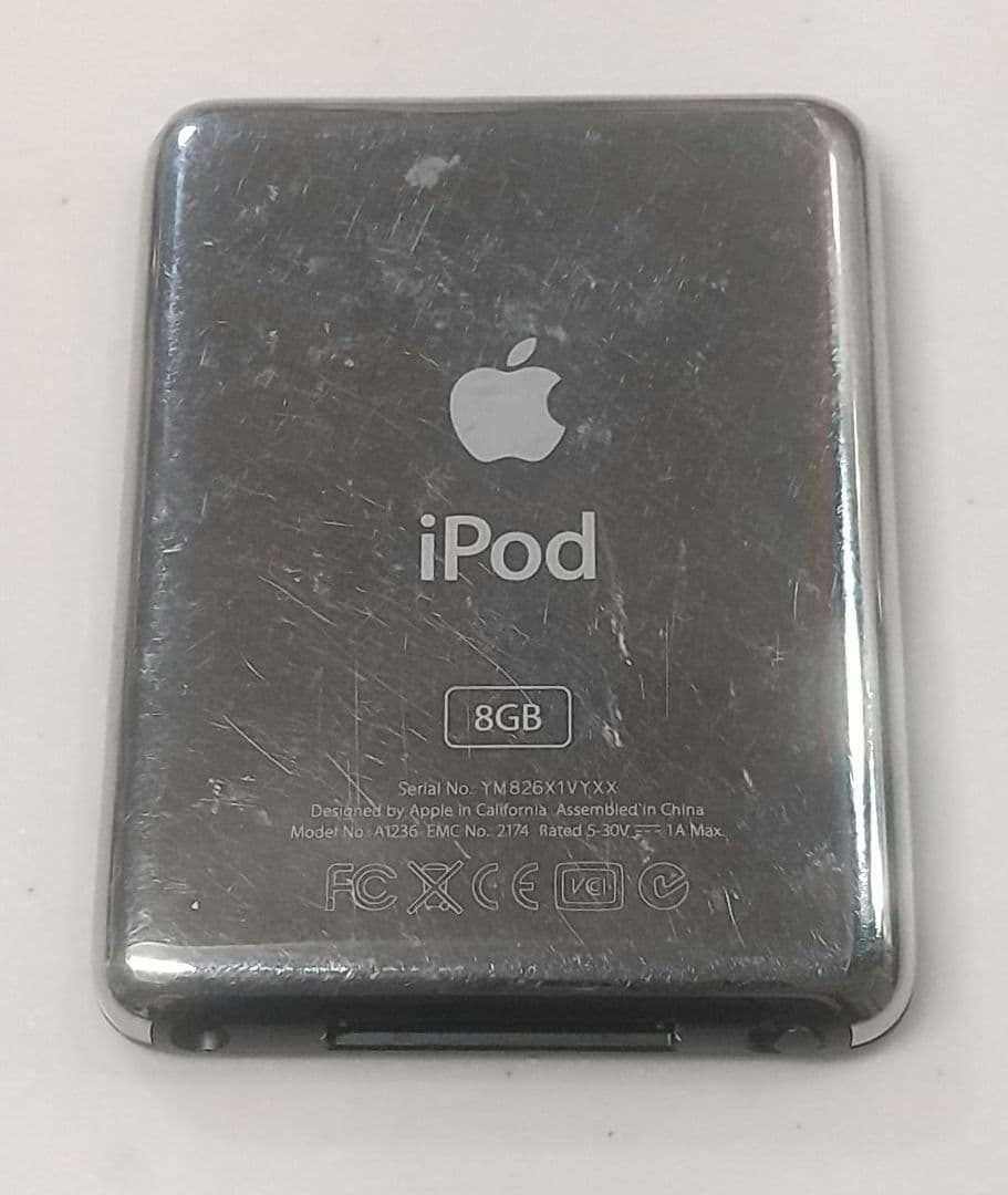 iPod nano 第3世代 8gb「動作確認済み」