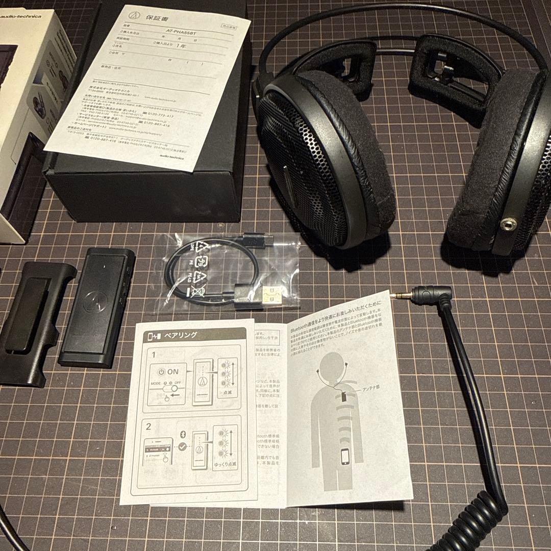 改造品AT-PHA55BTワイヤレスレシーバーATH-AD500Xヘッドホン