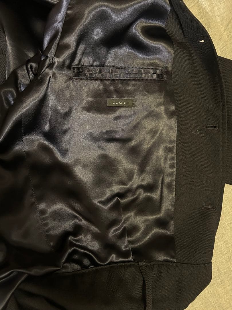 COMOLI 19AW ウールサージ ジャケット パンツ セットアップ