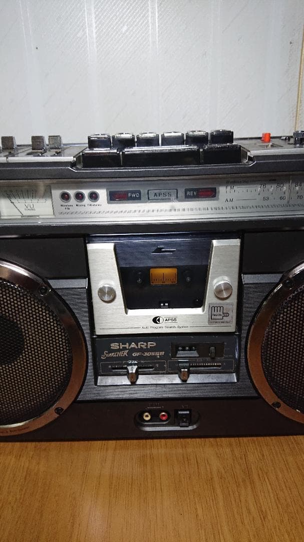 SHARP GF-305SB 昭和レトロ ラジカセ