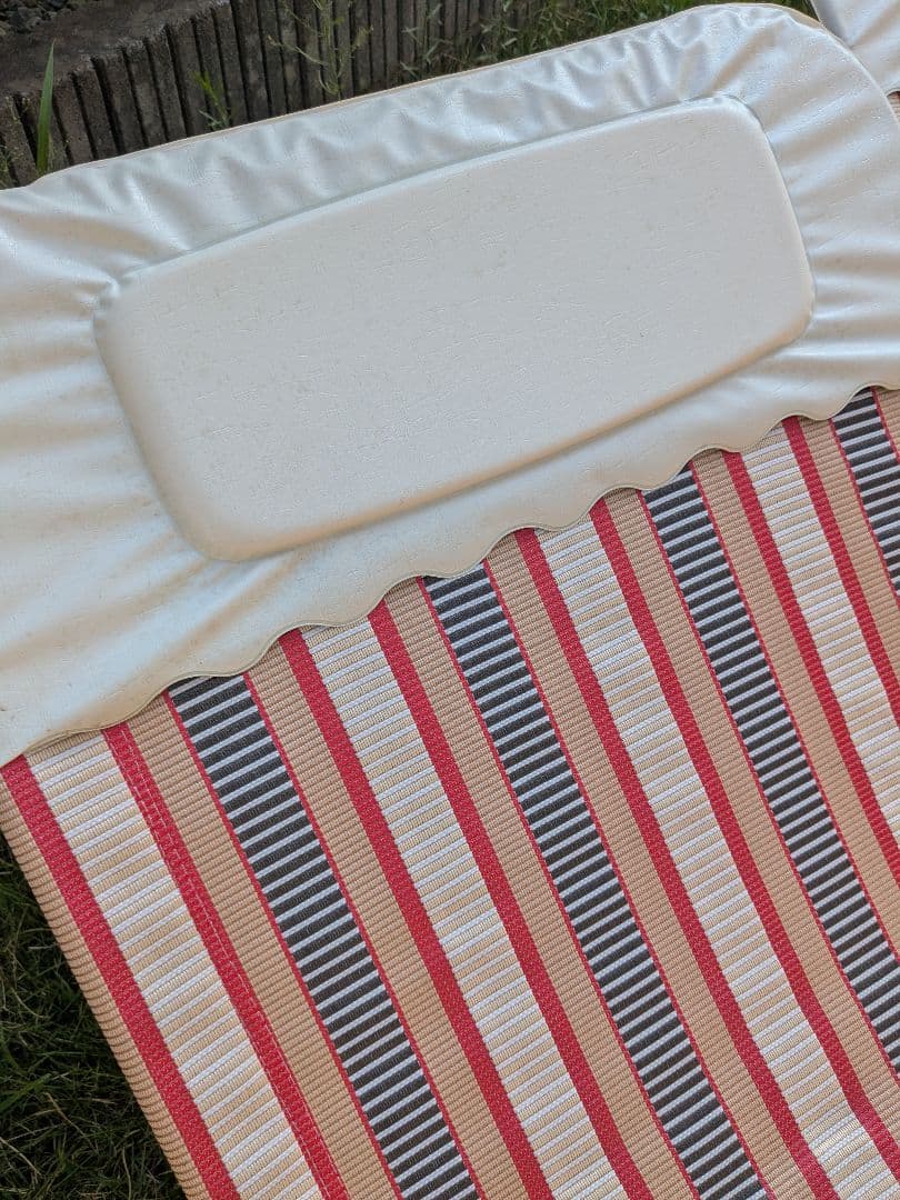 昭和レトロ折りたたみ式サマーベッド 2台セット