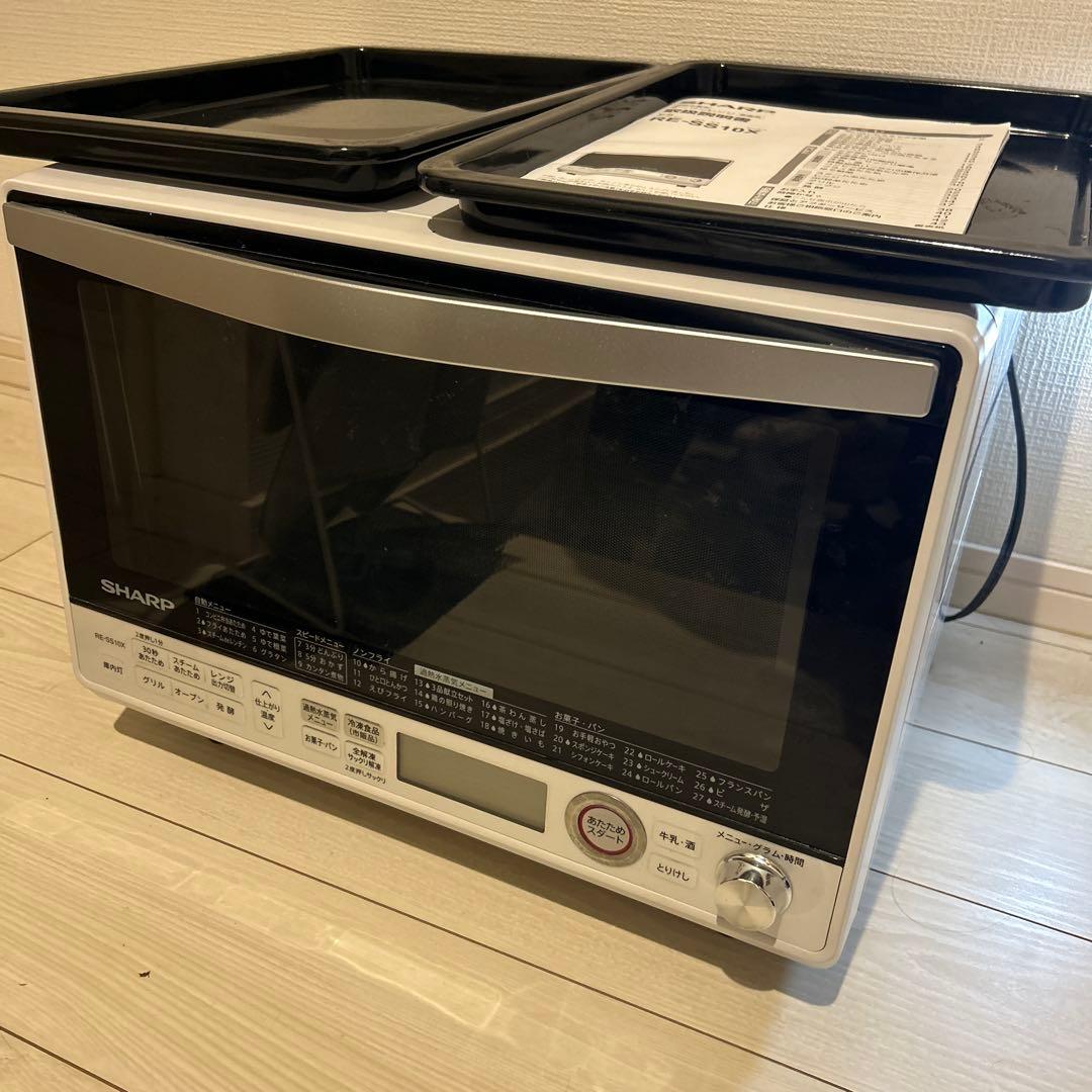 【ジャンク】SHARP オーブンレンジ RE-SS10X-W