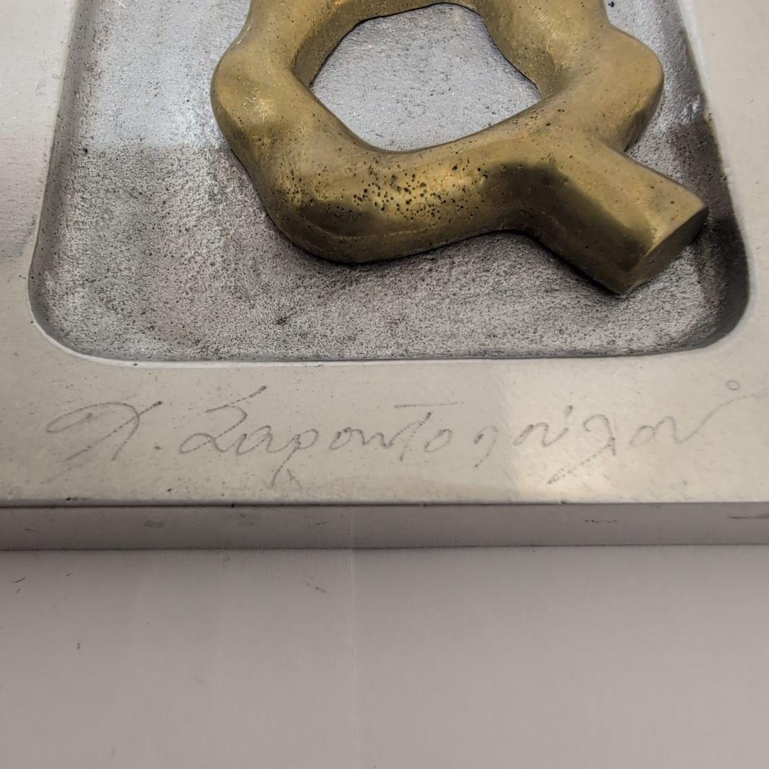 アフリカ起源の象形文字金属製インテリア小物