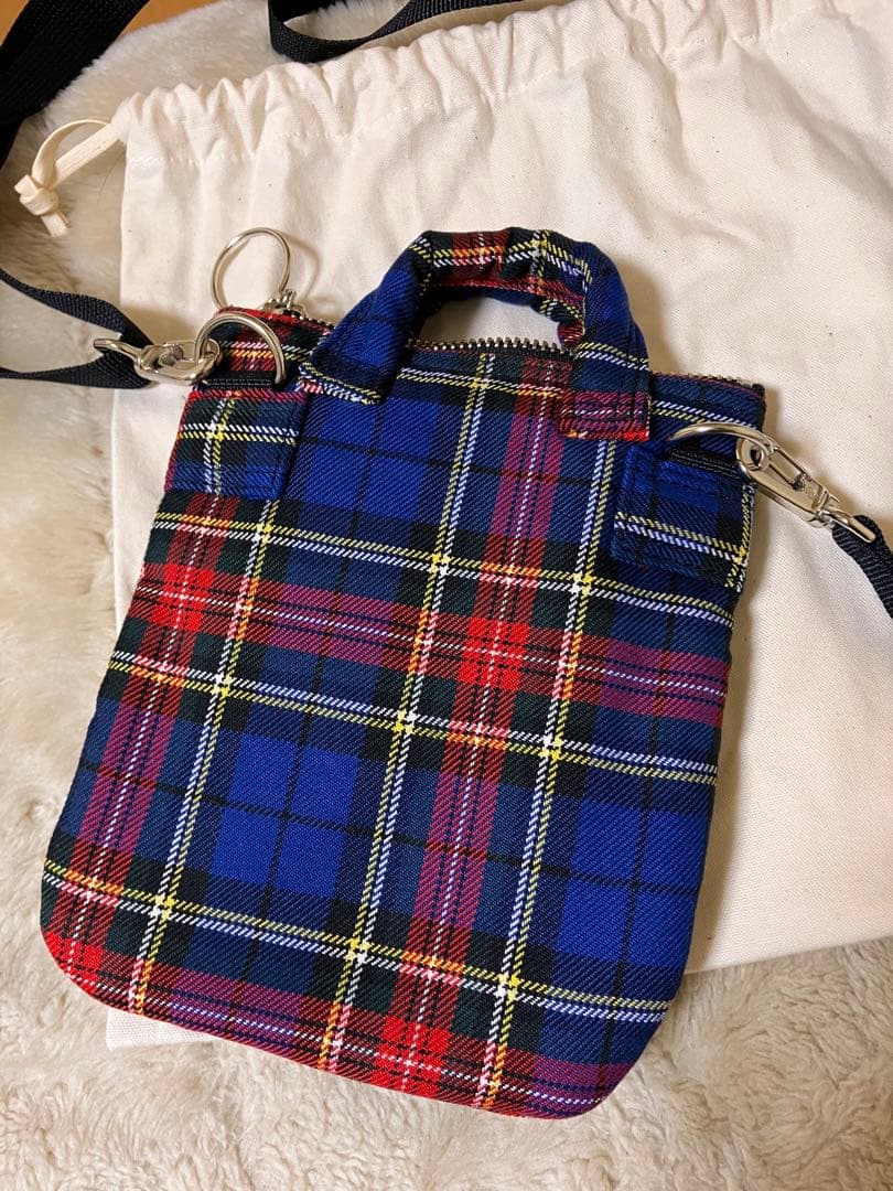 ポーター ハウル　タータン　ショルダーバック