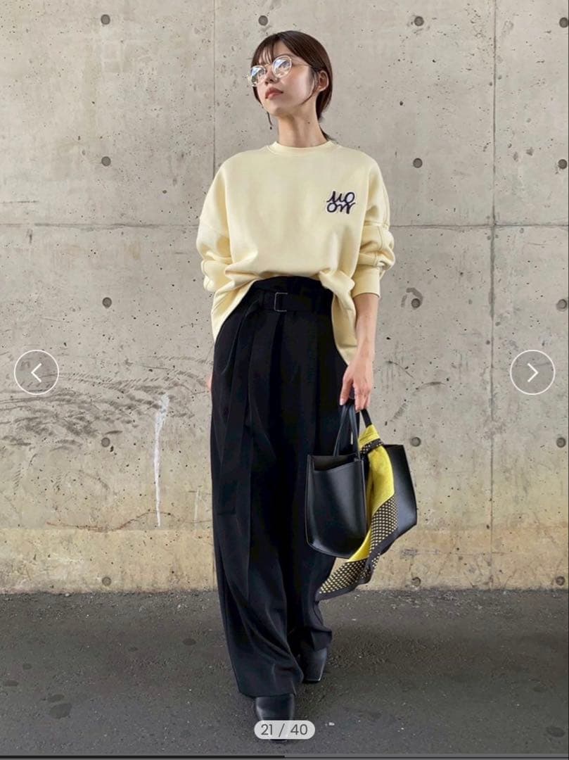 【WEB限定】Mila owen ビッグトレーナー