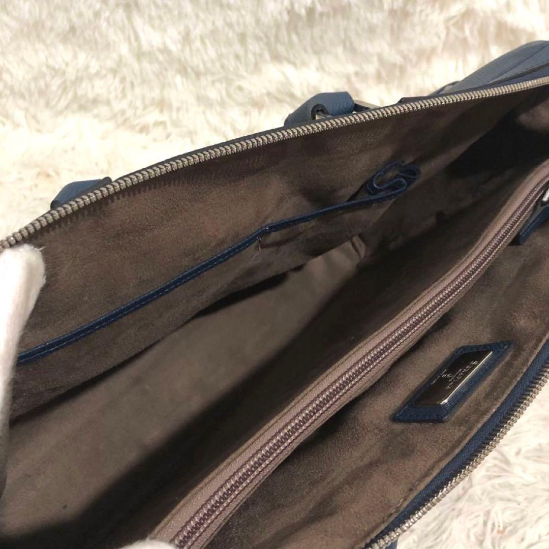 未使用級✨セラピアン レザー　2way ビジネスバッグ　ショルダーバッグ メンズ