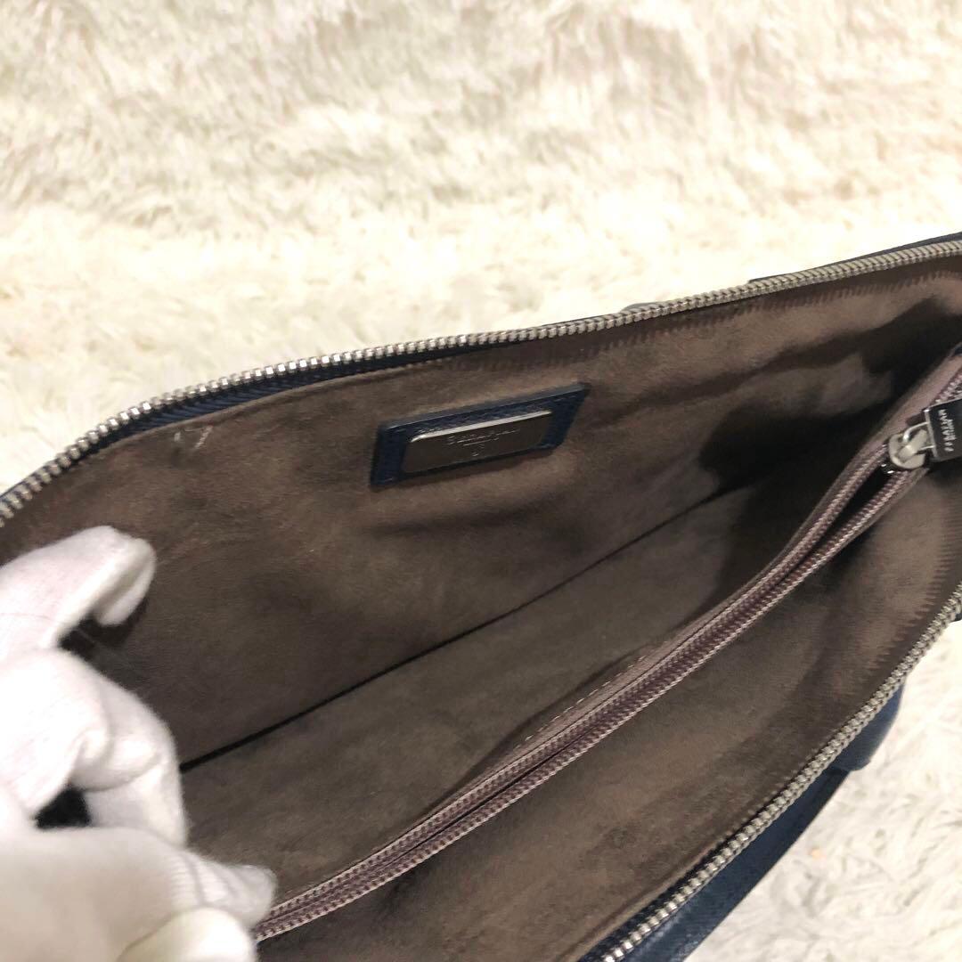 未使用級✨セラピアン レザー　2way ビジネスバッグ　ショルダーバッグ メンズ