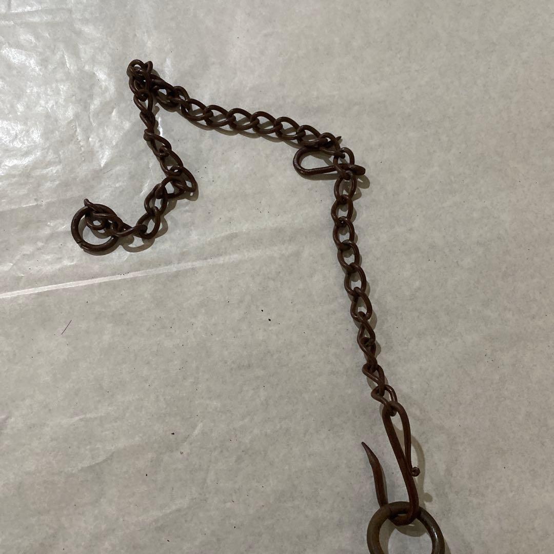 茶道具　掛花入　鉄製　南部鉄