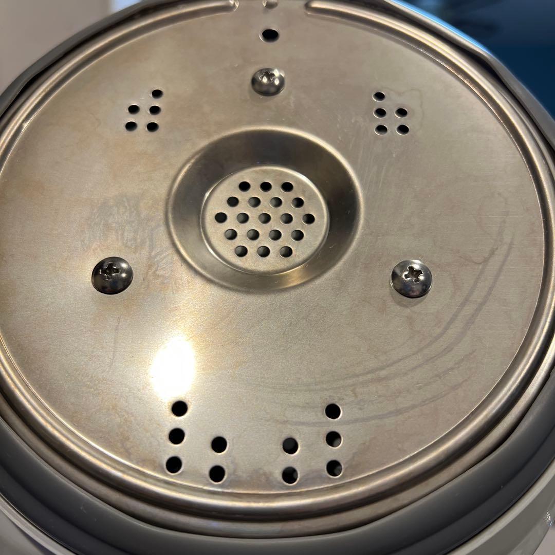 美品 象印 スチーム式加湿器 EE-DC50-HA グレー 大容量 4L