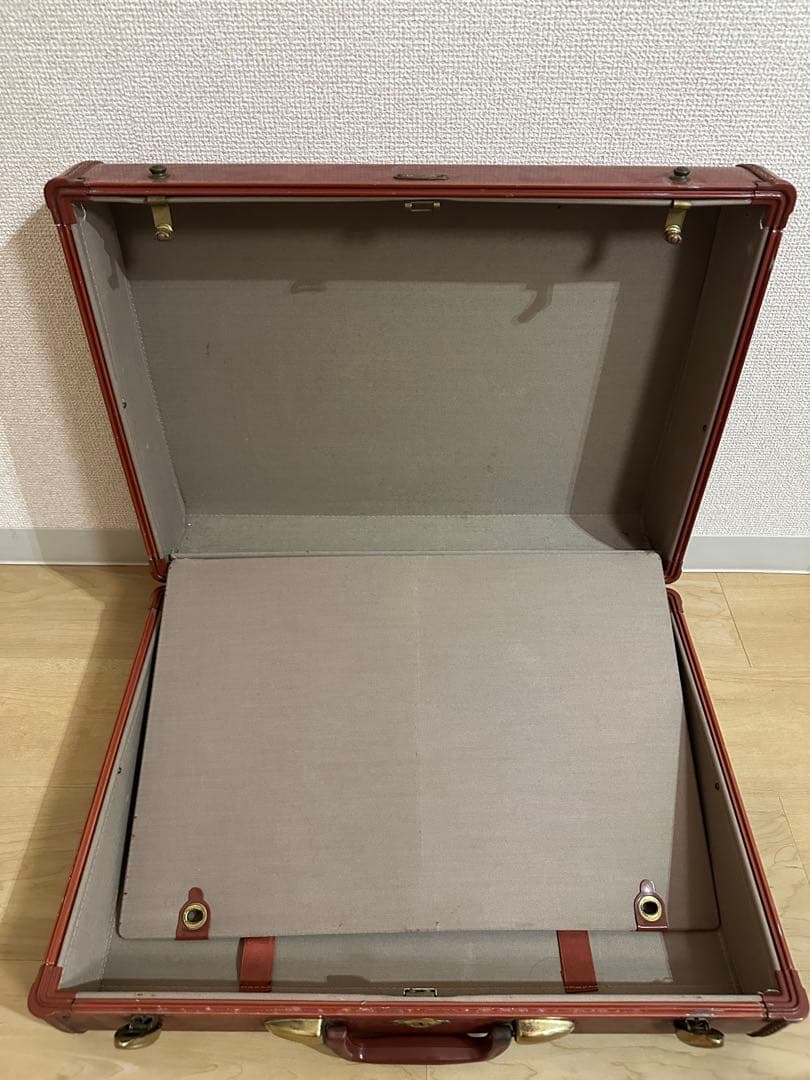 ビンテージ Somsonite スーツケース (赤茶)