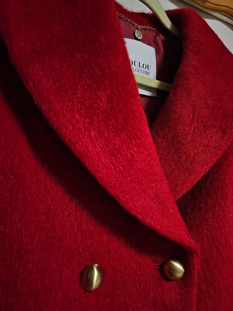 ☆美品【LOULOU WILLOUGHBY】キッドモヘヤシャギーコート