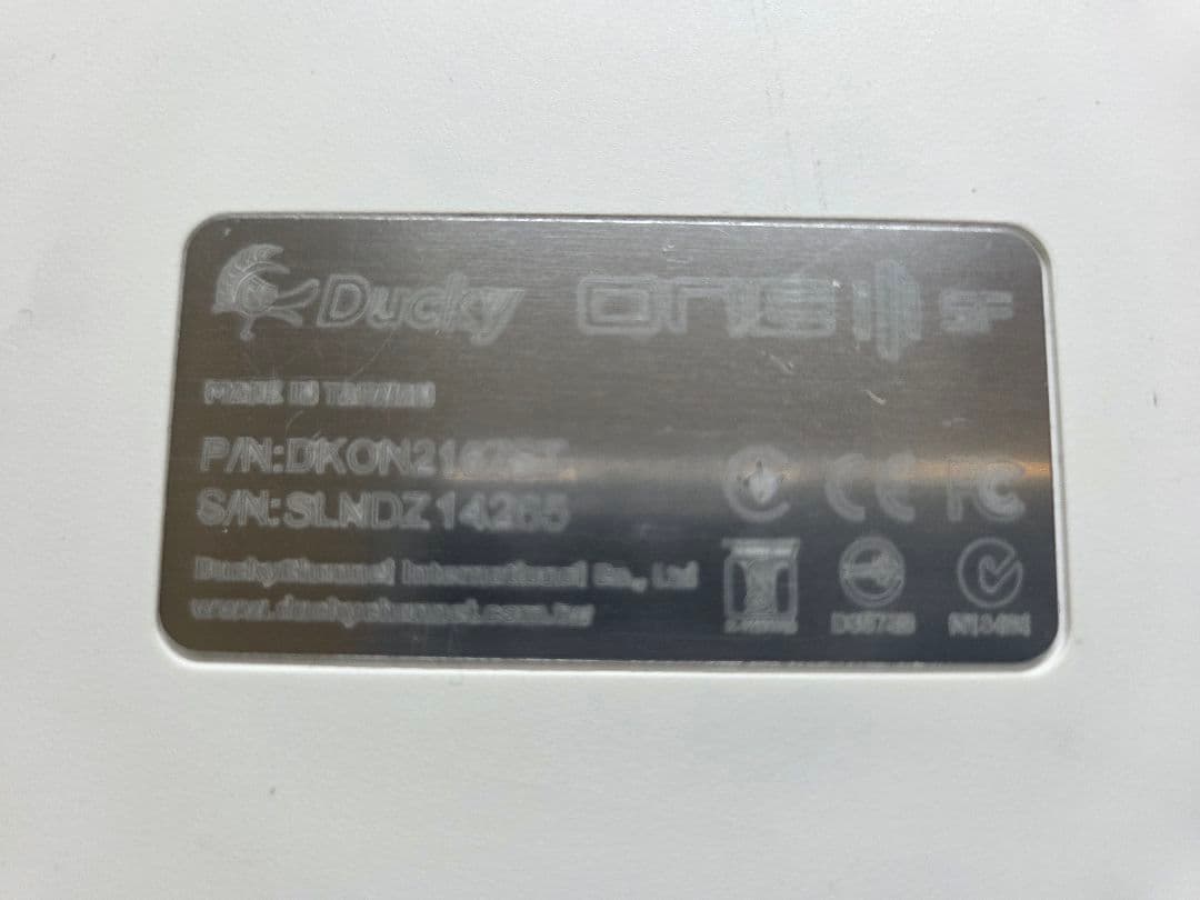 Ducky One 3 SF 65% ClassicBlack シルバー軸