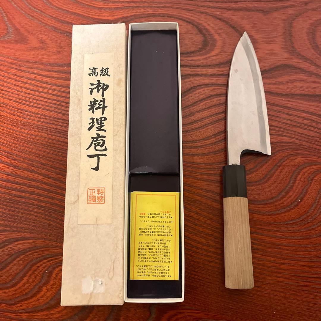 釜浅商店　出刃包丁 安来鋼白紙　150ｍｍ