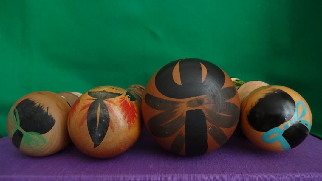 こけし 宮城県（ 作並・仙台・鳴子 ）群馬県（ 尾瀬 ）作者印有 日本伝統工芸品