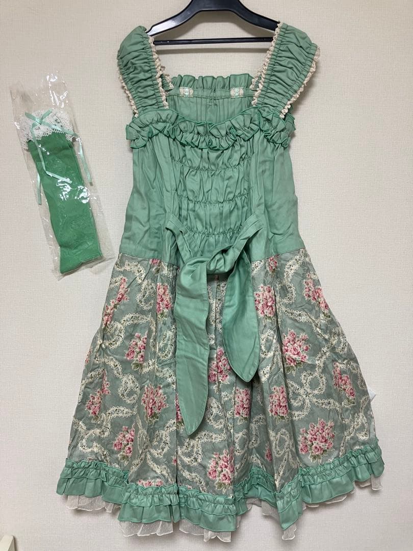 CHOCOCHIP COOKIE ミントグリーン ☆カチューシャ靴下付き