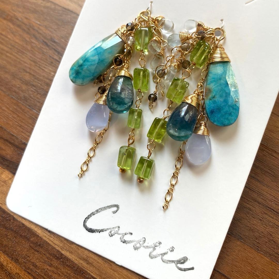 れい様　天然石チャーム