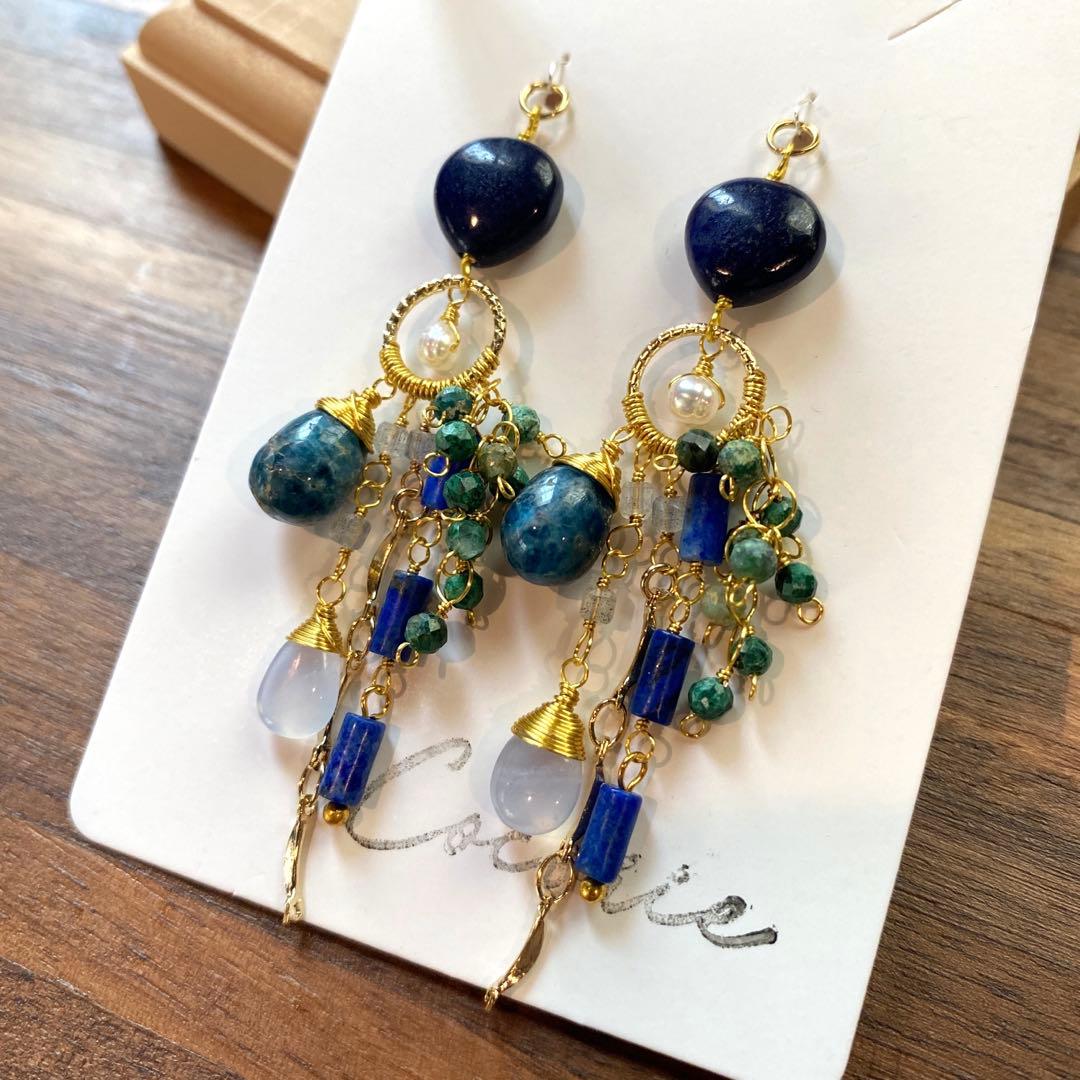 れい様　天然石チャーム