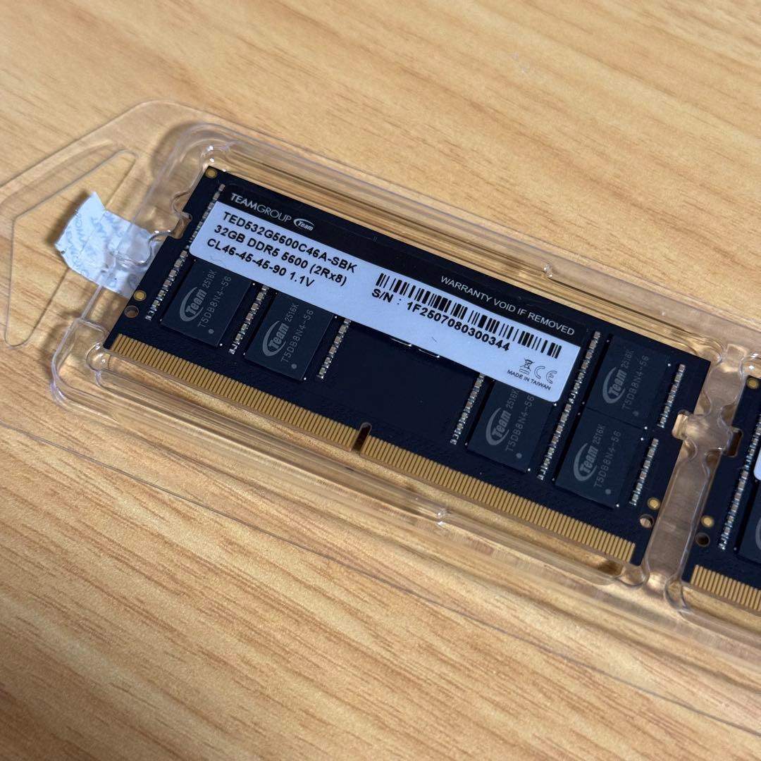 メモリー TEAMGROUP Elite DDR5 64GB 5600MHz