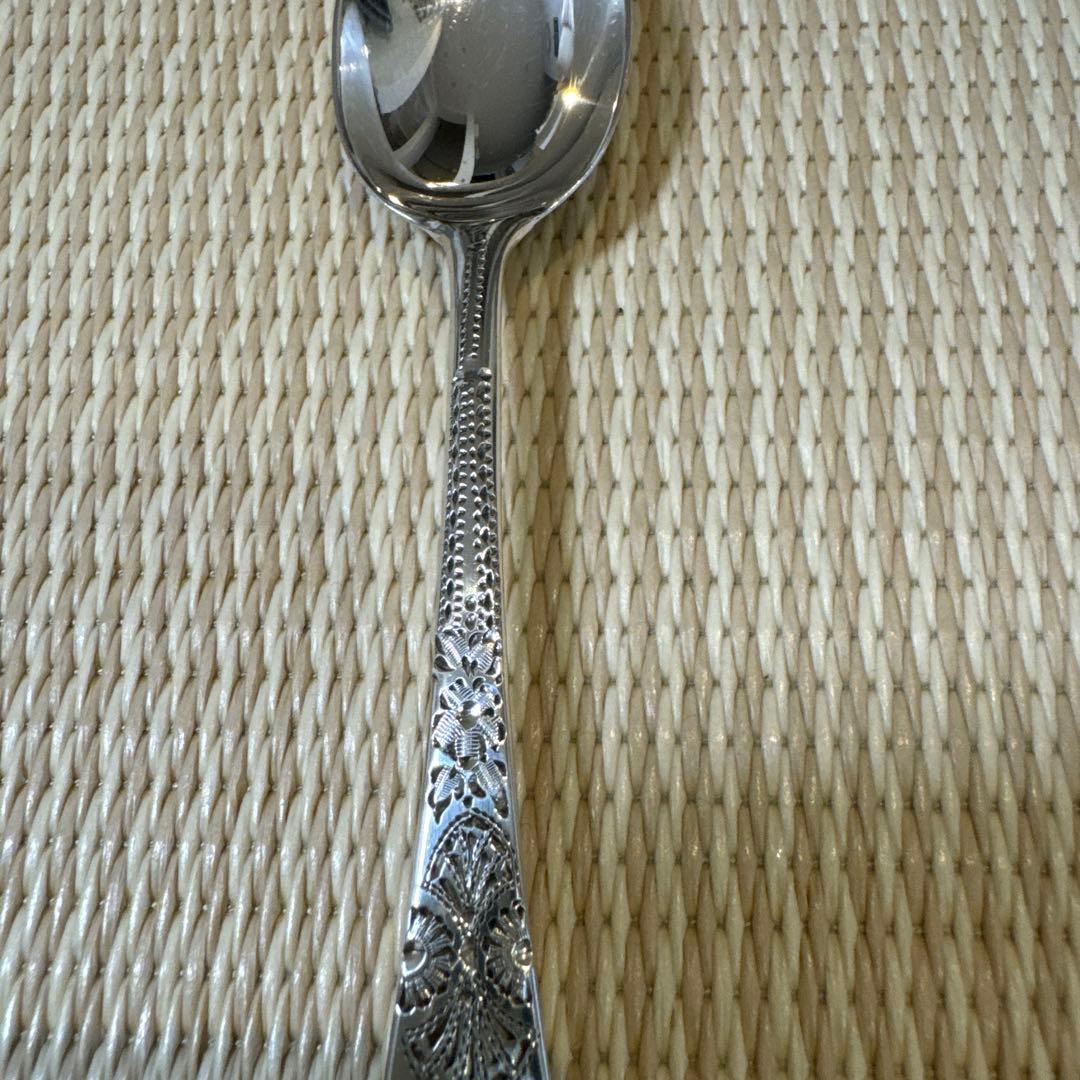 スターリングシルバー英国製　925/1000 純銀スプーン