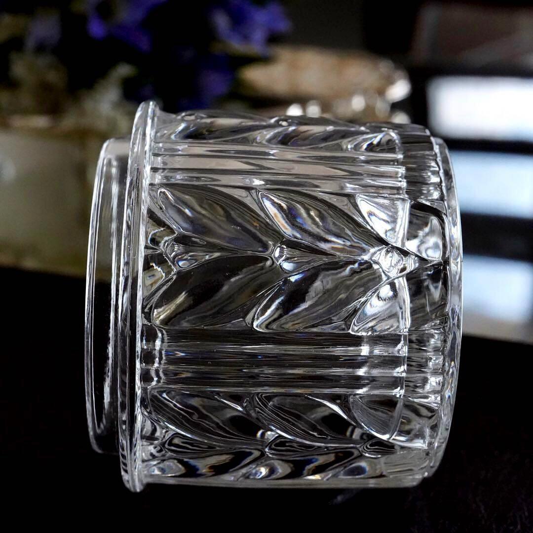 極希少サイズ★美品★オールドバカラ★BACCARAT★ローリエ★小物入れ★レア