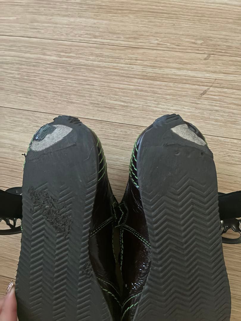 chopova lowena ローファー　ブラウングリーン