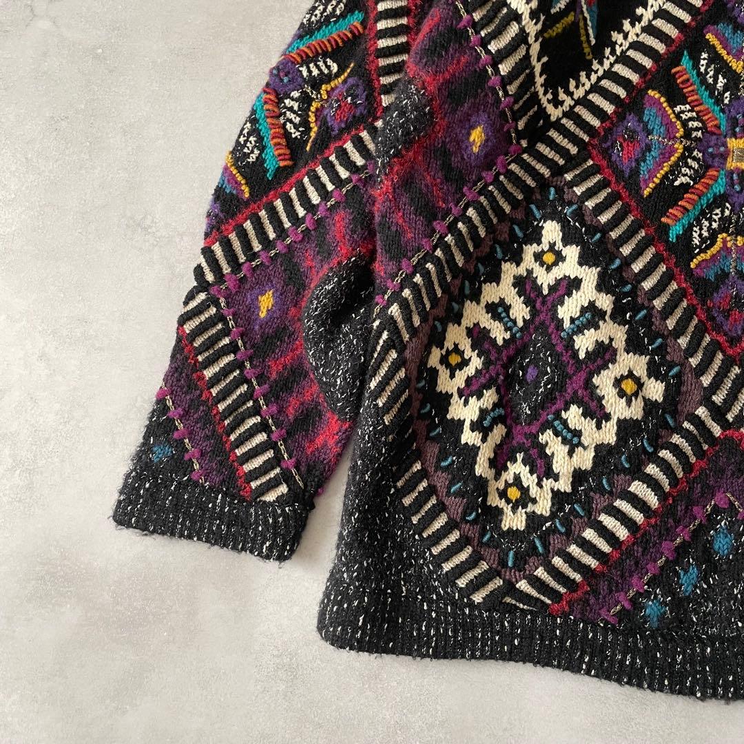 FICCE UOMO YOSHIYUKI KONISHI ハンドニット 3D 柄