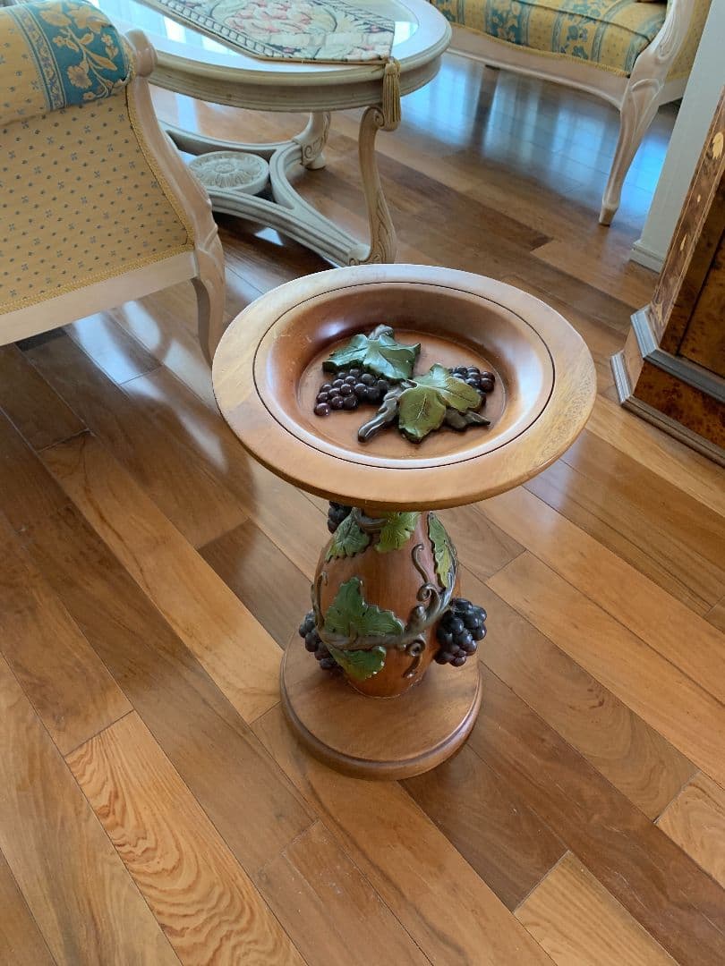アンティーク家具 ヨーロッパ フランス ぶどう インテリア オブジェ 木彫り