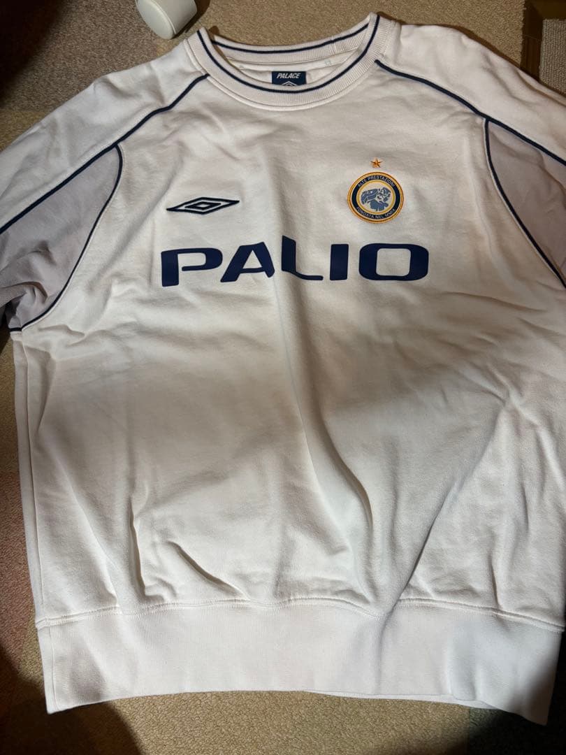 トップス PALACE UMBRO Crewneck White M