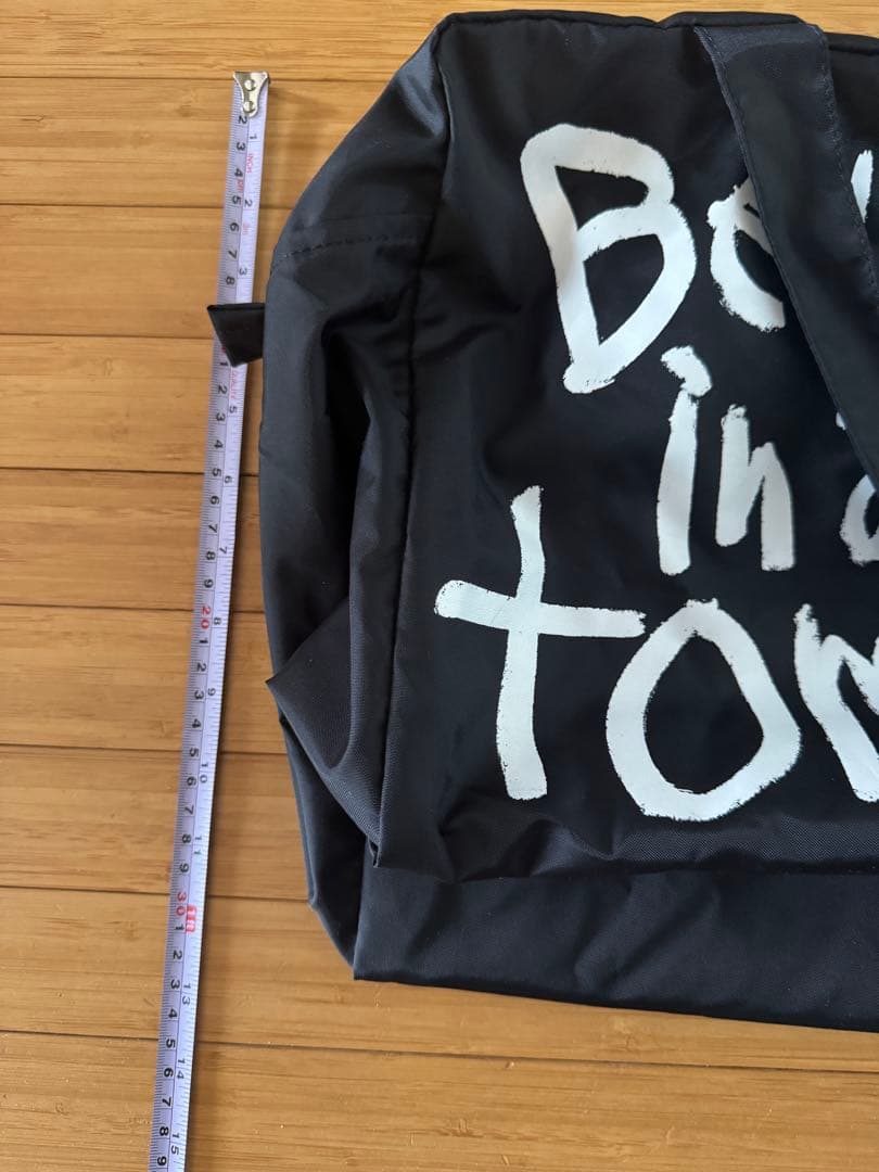 コムデギャルソン　ナイロン メッセージプリントバッグ