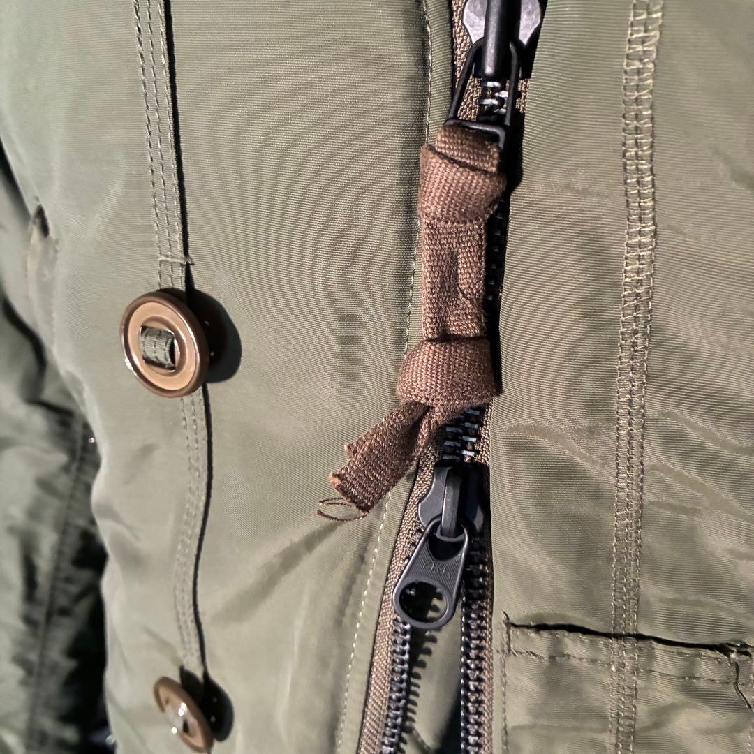 モッズコート　フライトジャケット　リアルファー　 N2B ミリタリー　ナイロン