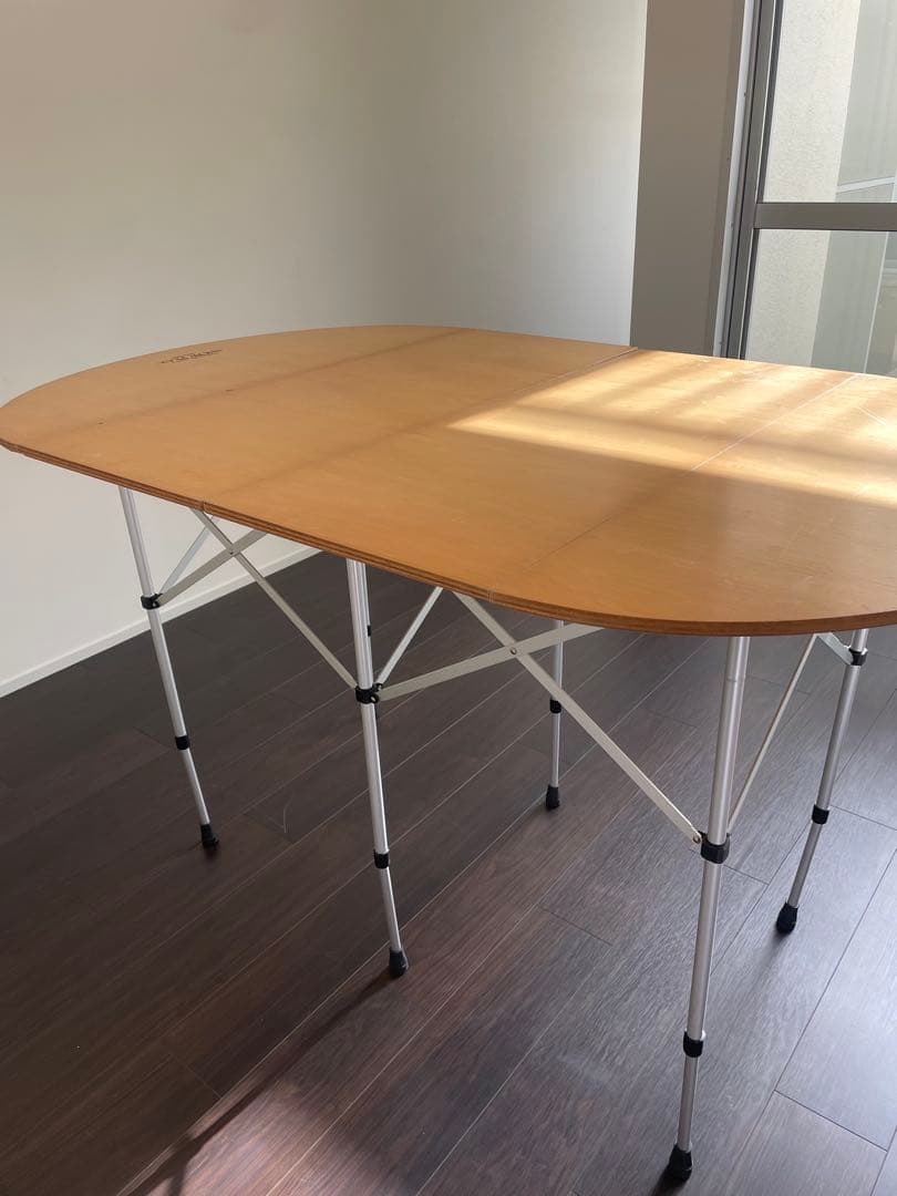 スノーピーク 折りたたみテーブル 円形　キッチンテーブル